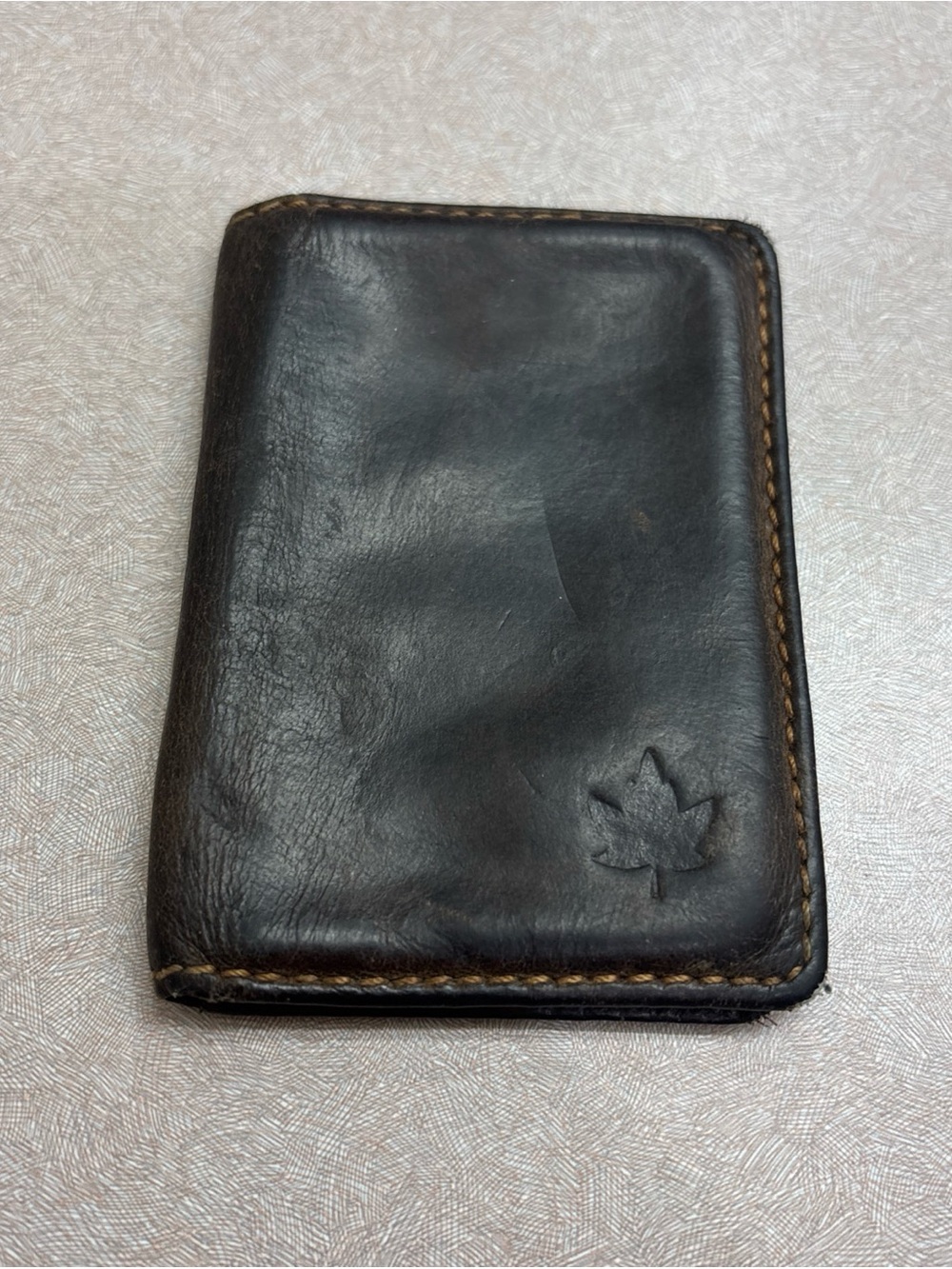 Rover & Lakes Men Slim Brown Leather Wallet Card Holder Germany Minimalist